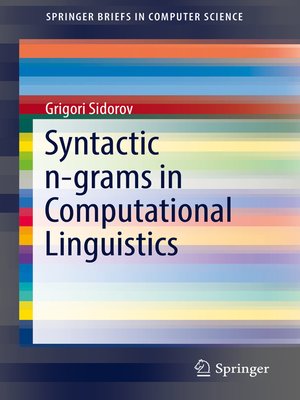 cover image of Syntactic n-grams in Computational Linguistics